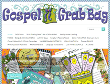 Tablet Screenshot of gospelgrabbag.com